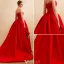 Princess Evening Dresses 2016 Sweetheart Ruffled Satin Backless Corset Long Dress