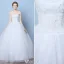 Elegant Wedding Dresses 2016 Ball Gown Sweetheart Applique Lace Floor Length Bridal Gown