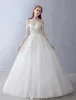 Elegant Wedding Dresses 2016 Ball Gown Off The Shoulder Beading Pearl Applique Lace Backless Bridal Gown