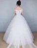 Schöne Brautkleider 2016 Ballkleid Weg Von Der Schulter Langen Tulle Bowknot Korsett Hochzeitskleider
