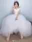 Beautiful Wedding Dresses 2016 Ball Gown Off The Shoulder Long Tulle Bowknot Corset Bridal Gown