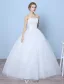 Elegant Wedding Dresses 2016 Ball Gown Sweetheart Applique Lace Floor Length Bridal Gown