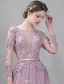 Elegant Evening Dresses 2016 A-line Deep V-neck Applique Symmetrical Lace Ruffle Tulle Backless Dress