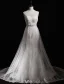 Stunning Wedding Dresses 2016 Mermaid Applique Lace Beading Pearls Rhinestones Long Tulle Train Bridal Gowns