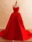 Princess Evening Dresses 2016 Sweetheart Ruffled Satin Backless Corset Long Dress