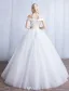 Simple Wedding Dresses 2016 Ball Gown Off The Shoulder Satin With White Tulle Bridal Gown