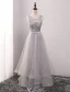 Sparkly Prom Dresses 2016 A-line Scoop Neckline Beaded Sequin Royal Blue Backless Long Dress