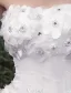 Robe De Mariée Glamour 2016 Robe De Bal Bretelles Appliques Perles Tulle Blanc Robe De Mariée Avec Long Train