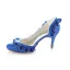 Classic Blue Satin Wedding Shoes 3 inch High Heels Stiletto Pumps