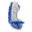 Classic Blue Satin Wedding Shoes 3 inch High Heels Stiletto Pumps