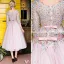 Lovely Graduation Dresses 2017 Scoop Neckline Applique Lace Sequin Tea Length Pink Tulle Dress