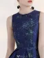 Fashion Short Party Dress 2017 Night Blue Cocktail Dress