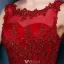 Charming Red Prom Dress Floor Length Backless Formal Gown 2017