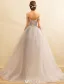 Princess Prom Dresses 2017 Off The Shoulder Mix Grey And Champagne Tulle Occasion Dress
