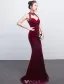 Robe De Soirée Sirène Sexy 2017 Halter Robe Ceremonie Dos Nu Avec Des Paillettes