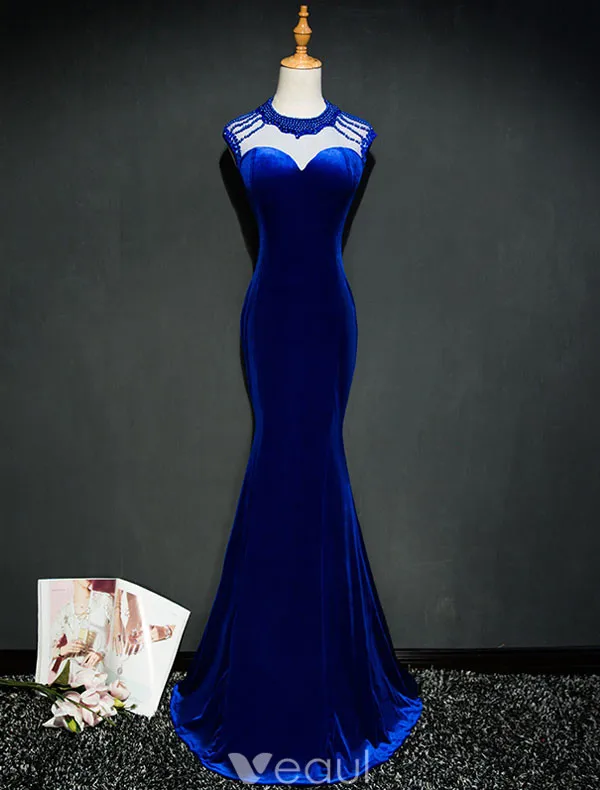 Robe De Soirée Sirène Sexy 2017 Perlé Robe Ceremonie Noire