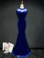 Robe De Soirée Sirène Sexy 2017 Perlé Robe Ceremonie Noire