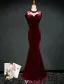 Robe De Soirée Sirène Sexy 2017 Perlé Robe Ceremonie Noire