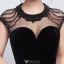 Robe De Soirée Sirène Sexy 2017 Perlé Robe Ceremonie Noire