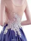 Beautiful Evening Dresses 2017 Scoop Neckline Beading Pearls Applique Lace Long Dress
