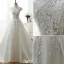 Vintage A-line Wedding Dresses 2017 High Neck Applique Lace Beading Sequins Ivory Satin Bridal Gowns