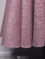 Beautiful Evening Dresses 2017 V-neck Backless Pink Tea Length Lace Dress