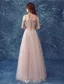 Charming Pink Evening Dress 2017 Cheap Long Formal Dress Off The Shoulder