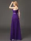 Elegante Bruidsmeisjes Jurken 2017 Een Schouder Ruches Chiffon Jurk Met Sjerp