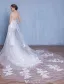 Glamorous Mermaid Wedding Dresses 2017 Square Neckline Applique Lace Beading Rhinestones Bridal Gowns With 100 Cm Train