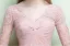 Glamorous Evening Dresses V-neck Ruffle Pink Chiffon Dress With Sleeves