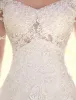 Elegant A-line Wedding Dresses 2017 Off The Shoulder Beading Applique Lace Bridal Gowns With Sleeves