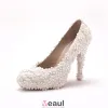 Handmade Lace Elegant Bridal Shoes / Wedding Shoes / Woman Shoes