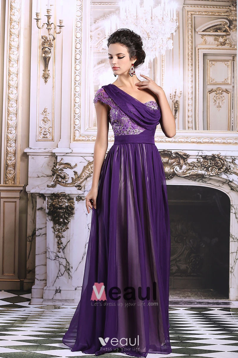 2015 Roman Pleated Beading Party Dress Evening Dress