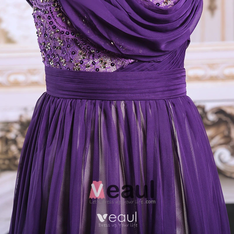 2015 Roman Pleated Beading Party Dress Evening Dress