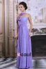 2015 Elegantes Sleeveless Bohrt Lila Langes Abendkleid