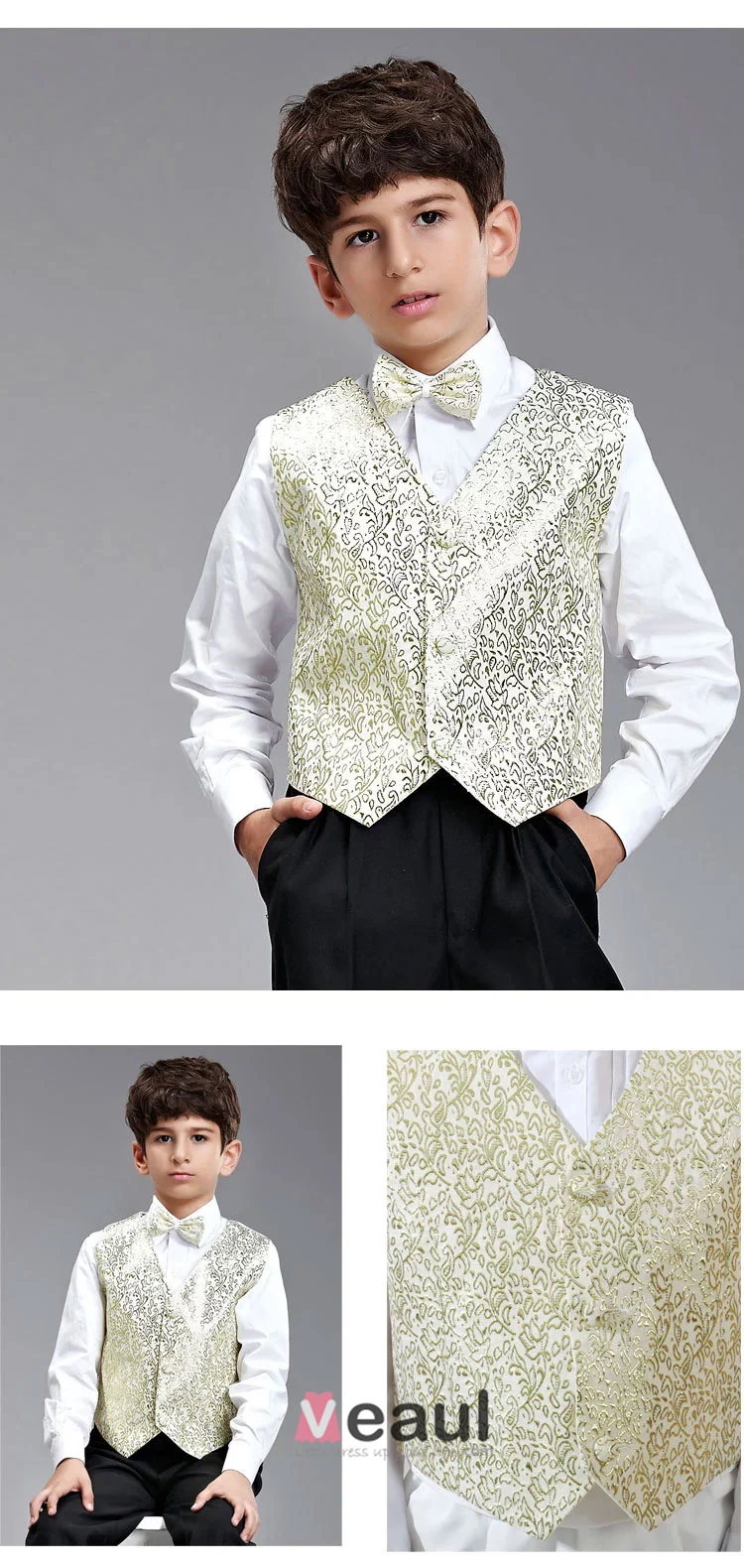 Kinderen Vest Pak / Prestaties Kleding / Ring Pakken Toonder