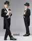 Kinderen Smoking / Vest Pak / Prestaties Kleding / Kleine Kostuums Set / Ring Aan Toonder Pakken