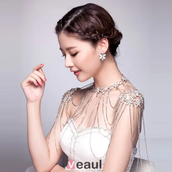 Bijoux De La Chaîne De L'epaule De Mariage Temperament De Luxe