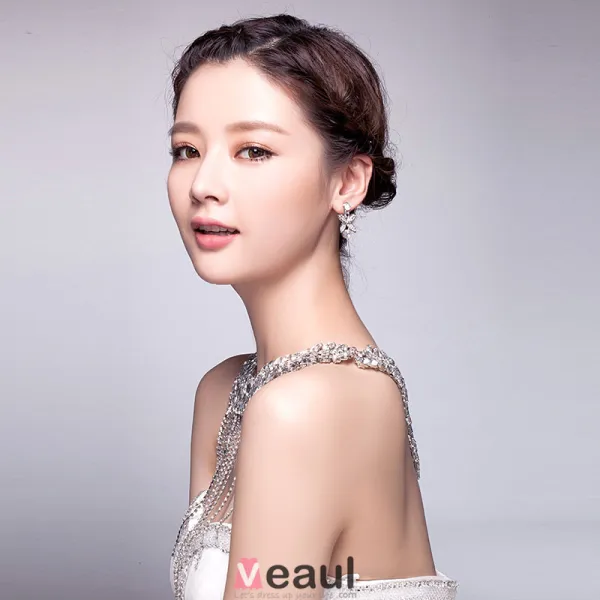 Strass De Luxe Chaîne Epaule Gland Pour Bijoux De Mariage