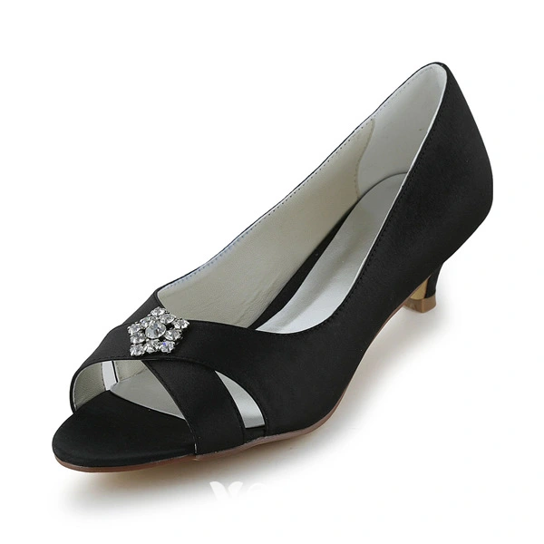 Lunchtime by Pied A Terre | Black Pointed Toe Heels