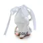 Elegant Open Toe Mid Wedges White Satin Sandals Bridal Wedding Shoes With Bow Rhinestone Pearl
