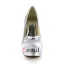 Classic High Heels Bridal Shoes Rhinestone Stilettos Pumps With Platform