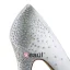 Classic High Heels Bridal Shoes Rhinestone Stilettos Pumps With Platform