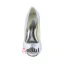 Unique White Bridal Shoes Satin Peep Toe Thick Heels With Rhinestone