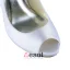 Unique White Bridal Shoes Satin Peep Toe Thick Heels With Rhinestone