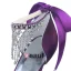 Sparkly Purple Prom Shoes Satin Stilettos Sandals With Bow And Rhinestone