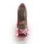 Cute Pink Bridal Shoes Satin Stilettos Peep Toe Pumps With Bowknot