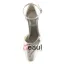 Escarpins Élégante Pointue Satin Orteil Mi Talons De Champagne Chaussures De Mariée De Mariage Avec Strass