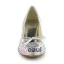 Chic White Bridal Shoes 3 Inch Heel Pumps Wedding Shoes With Rhinestone