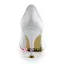 Chic White Bridal Shoes 3 Inch Heel Pumps Wedding Shoes With Rhinestone